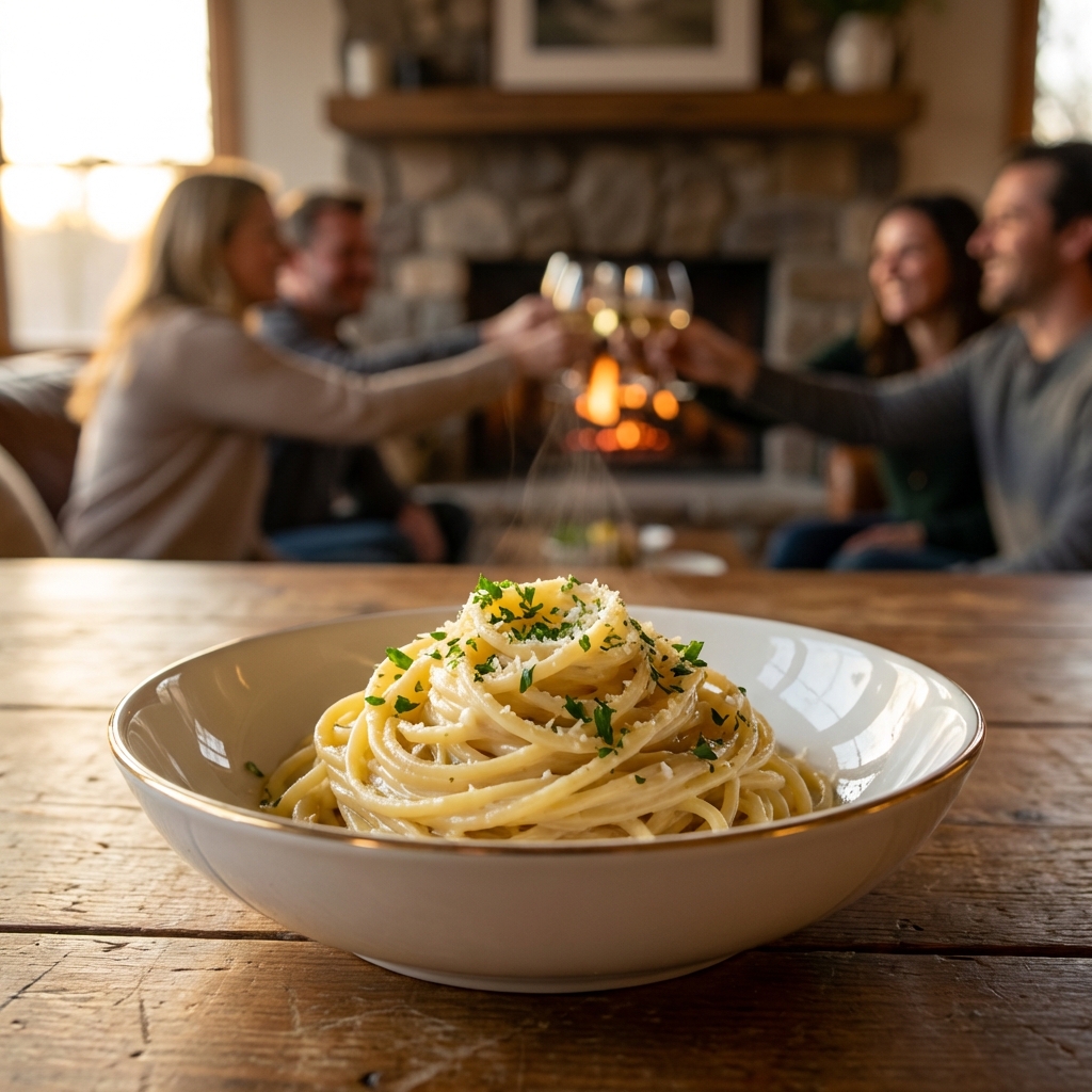 Creamy Lemon Garlic Pasta Recipe Ready in 20 Minutes