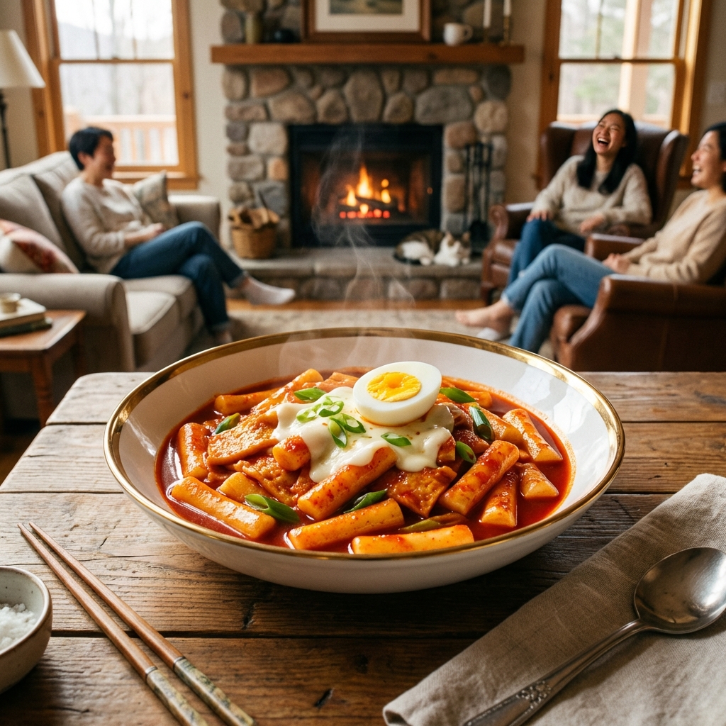 Easy Spicy Tteokbokki Korean Rice Cake Recipe Delight