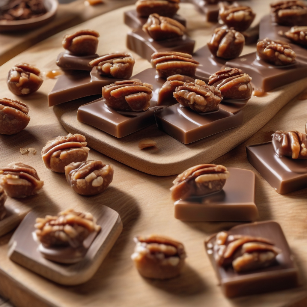 Indulgent Chocolate Caramel Pecan Bites