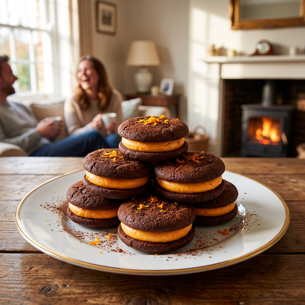 Irresistible Chocolate Orange Sandwich Cookies Recipe