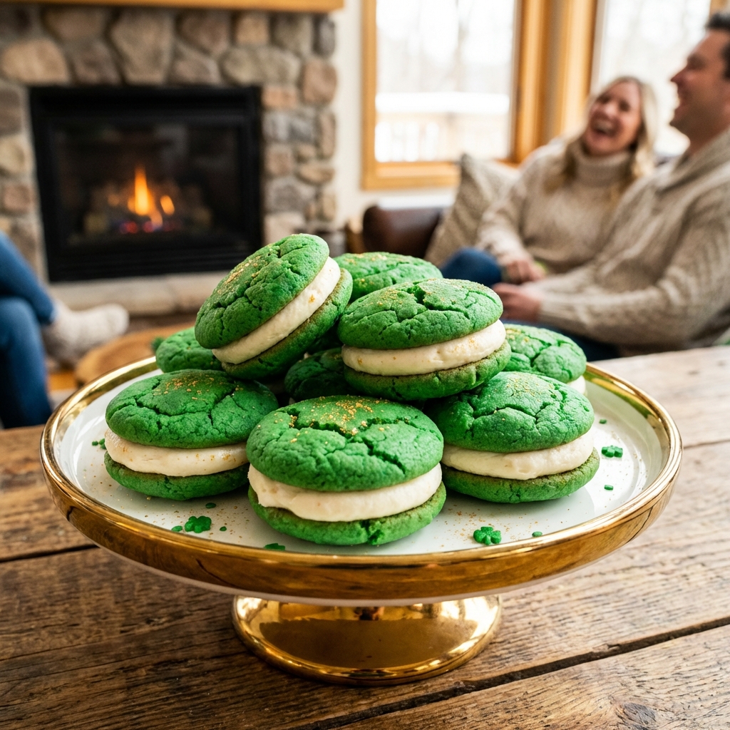Keto St. Patricks Day Whoopie Pies for a Guilt-Free Treat