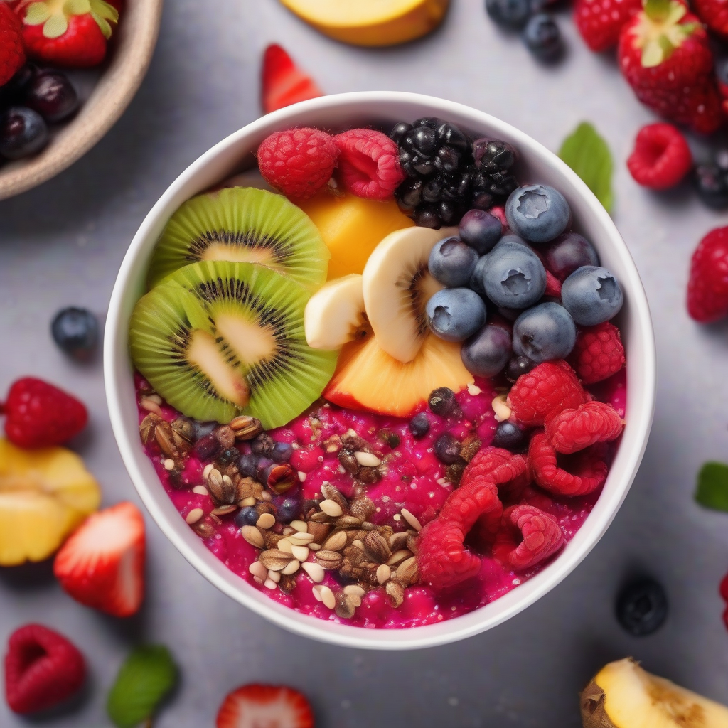 Refreshing Berry Protein Bowl: A Wholesome Morning
