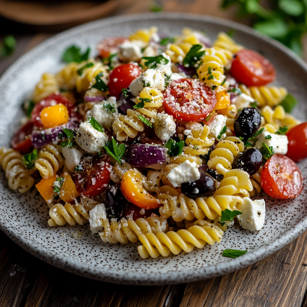 Heerlijke Griekse Pastasalade Recept