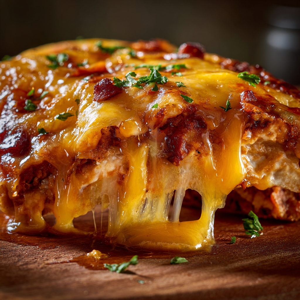 Easy Cheesy Chicken Burrito Casserole Recipe