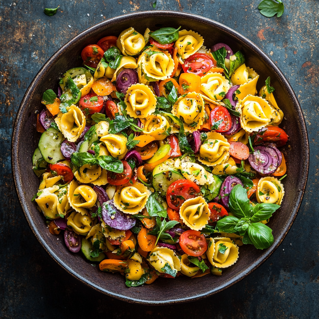 Tortellini Pasta Salad Recipe - Fresh and Flavorful