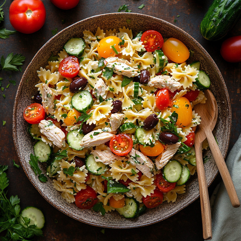 High Protein Pasta Salad Recipe for a Healthy Meal