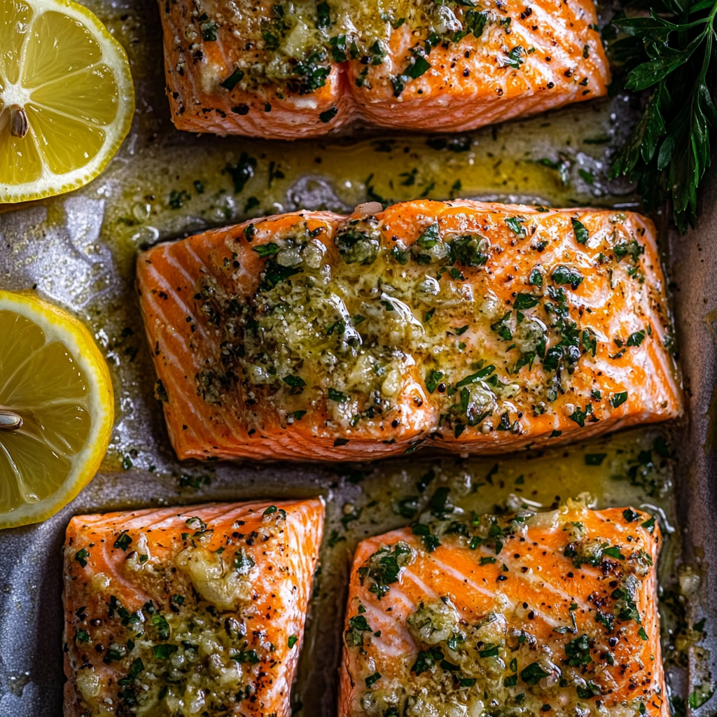 Garlic Butter Baked Salmon Recipe for Easy Cooking