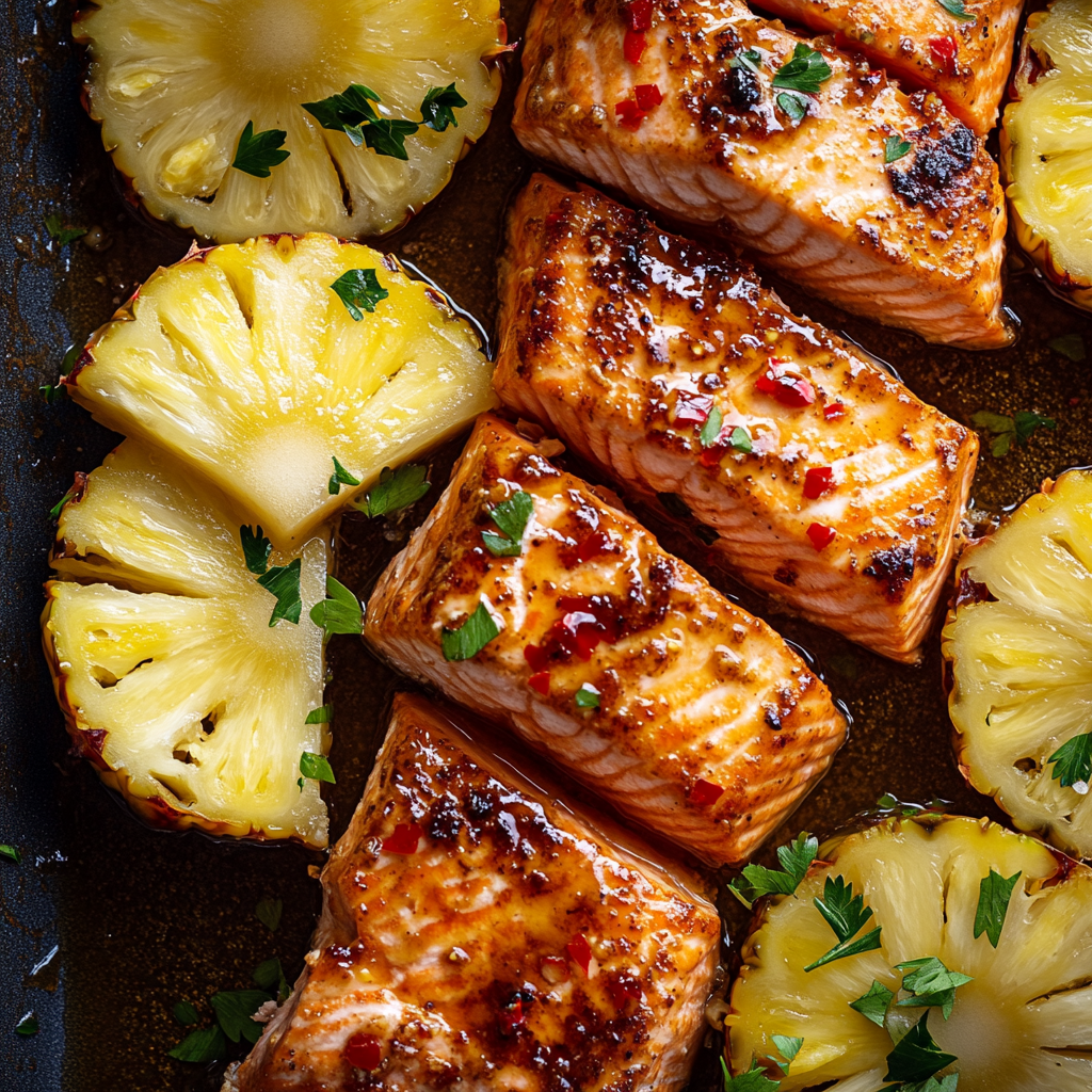 Delicious Honey Pineapple Salmon Recipe