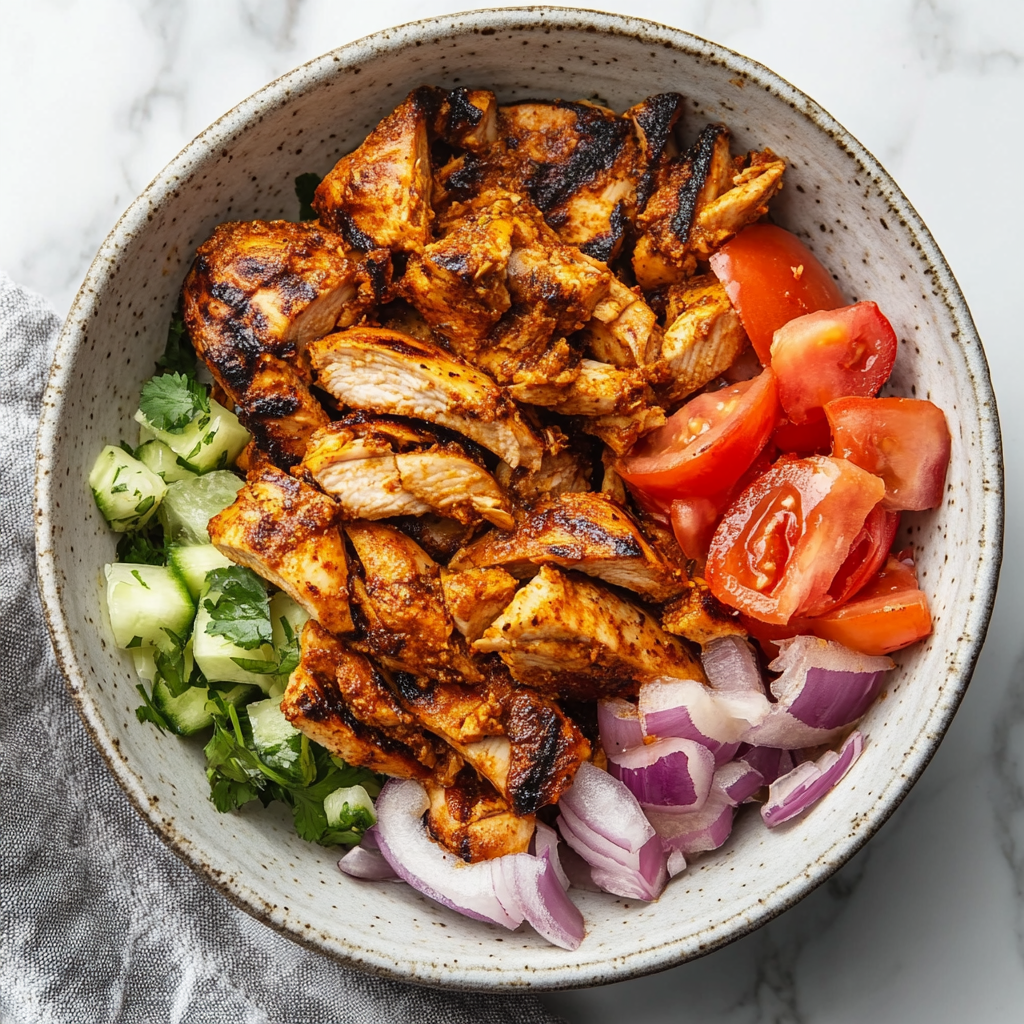 Savory Air Fryer Chicken Shawarma Style Recipe