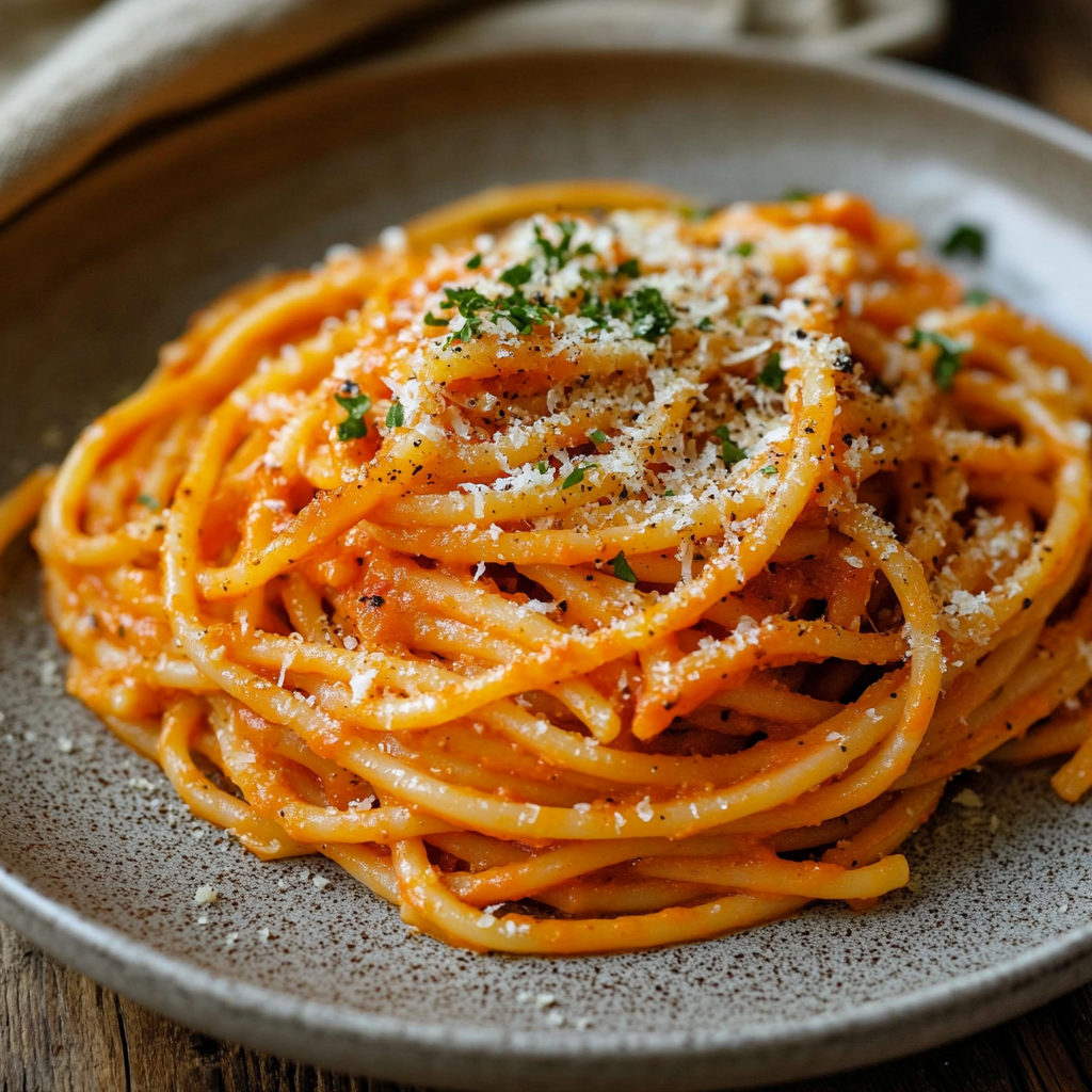 Irresistible Roasted Red Pepper Pasta Recipe
