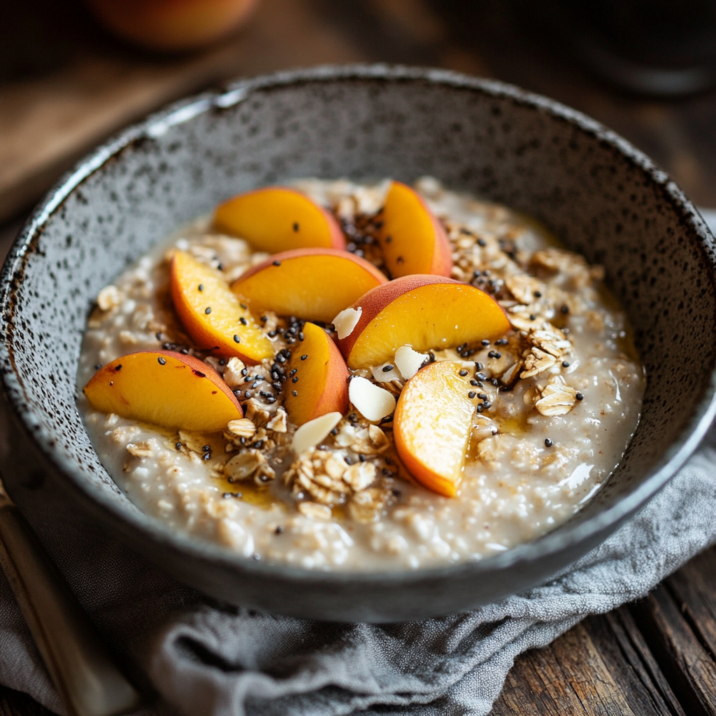 Peach Overnight Oats Recipe for a Refreshing Start