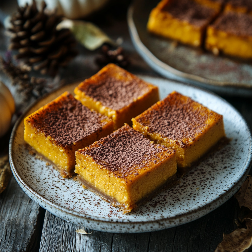 Delicious Pumpkin Cheesecake Bars Recipe