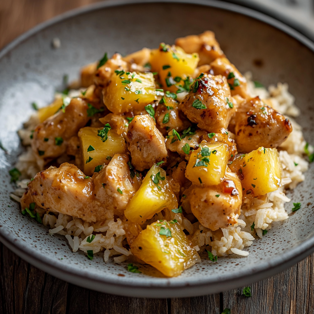 Tropical Pineapple Chicken and Rice - A Flavorful Delight
